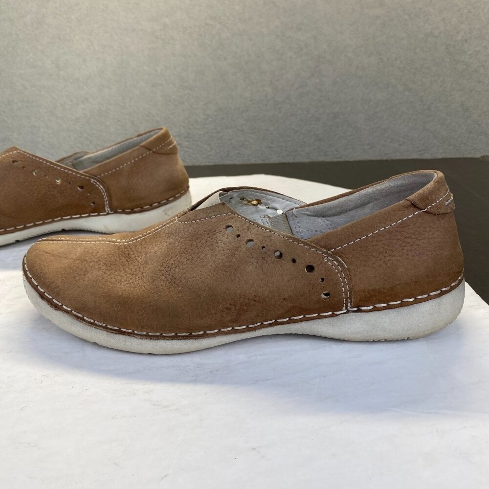 Josef Seibel Fergey Women's Size 38 Brown Leather Slip On Loafers,Comfort - Picture 15 of 16